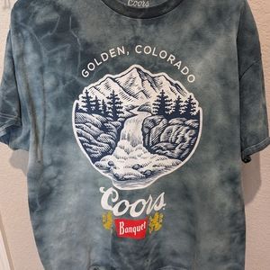 Tie-Dye Coors Beer T-Shirt